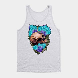 Skull and Roses Tank Top